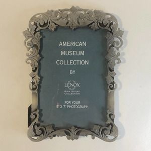 Lenox Kirk Stieff Pewter Floral Picture Frame- American Museum Collection